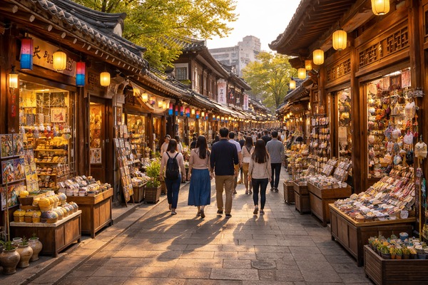 인사동 공예품 거리